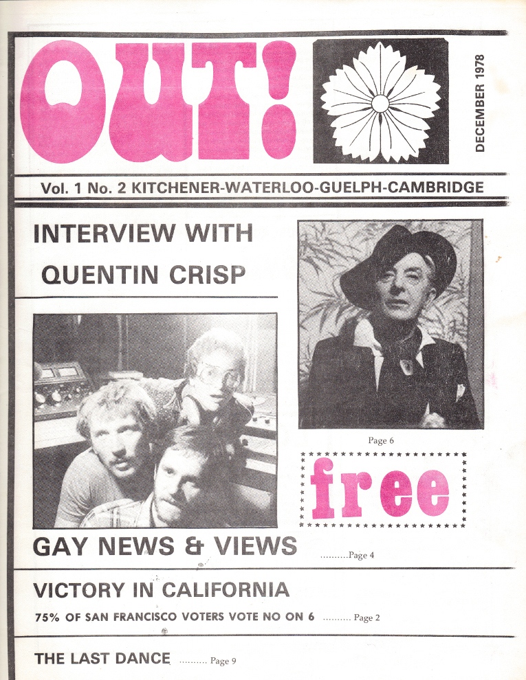 Scan of Out! Vol 1 from December 1978