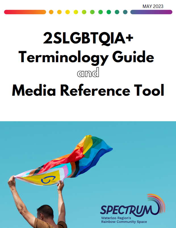 A cover image for the 2SLGBTQIA+ Terminology Guide.